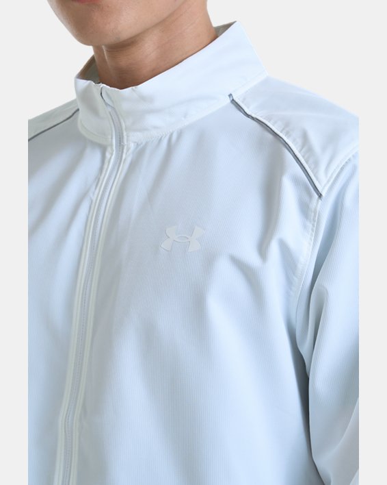 Men's UA Launch Jacket in White image number 5